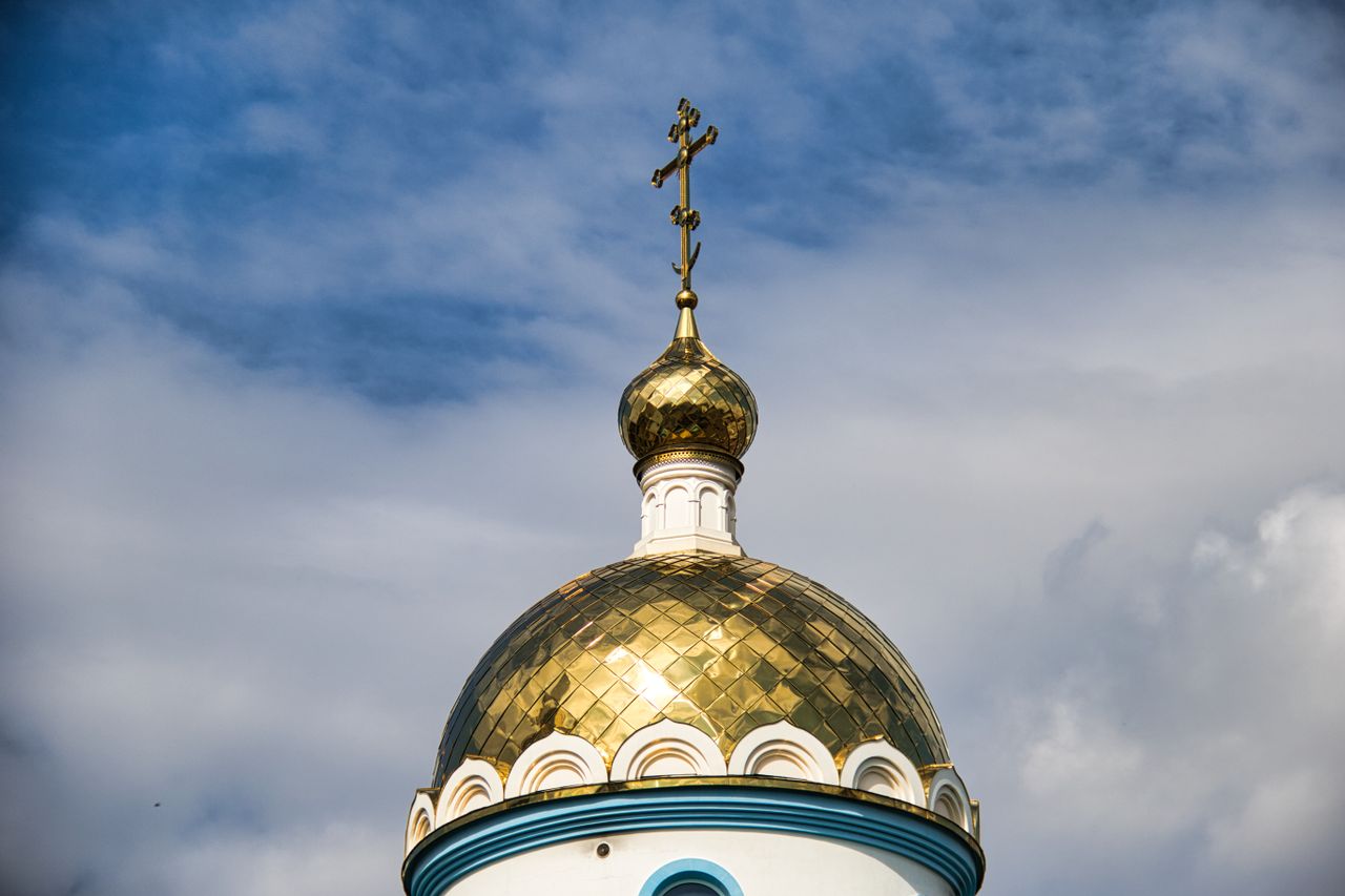 Koepel van een orthodoxe kerk